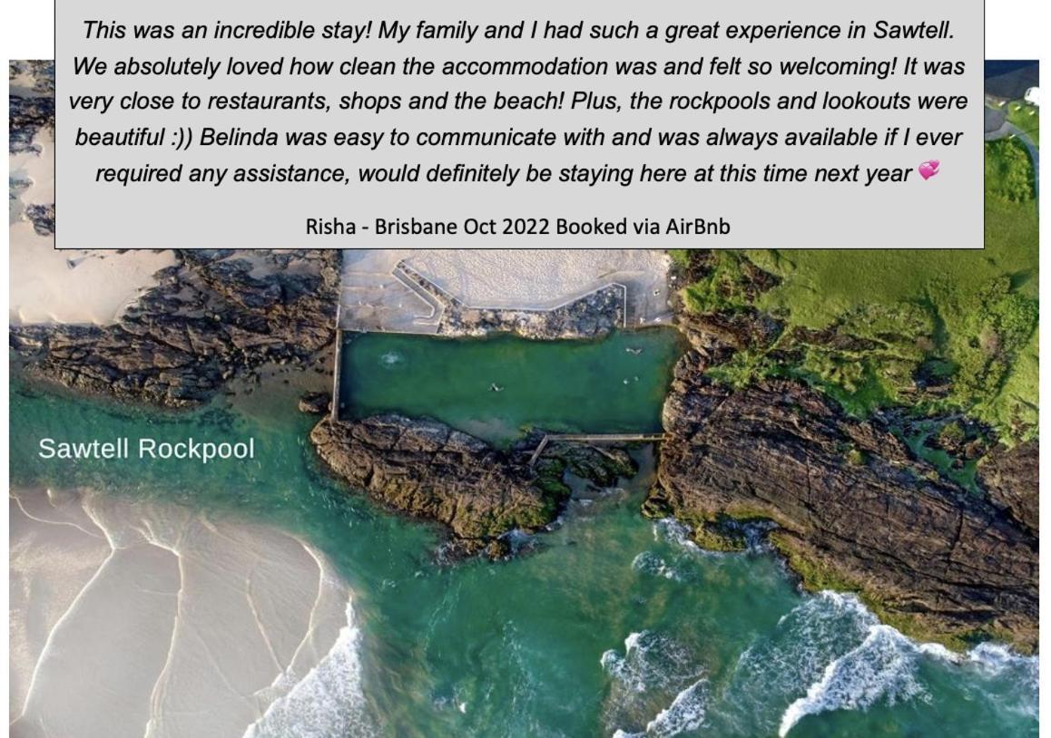 Rockpool 2 Sawtell Beach - Just Steps To Restaurants And 2 Min Stroll To Beach!公寓 外观 照片